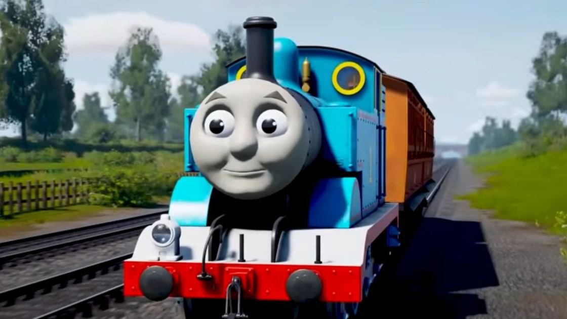  You're laughing—Thomas the Tank Engine is being brutalized by Unreal Engine physics, and you're laughing 