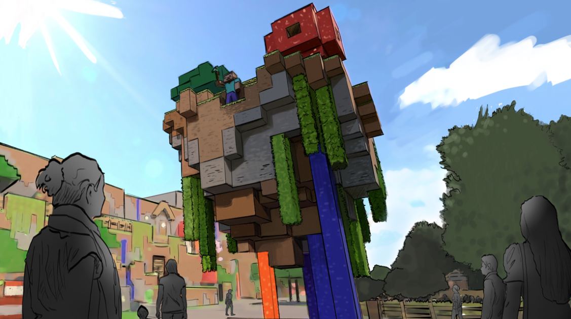 Minecraft World to Open at UK Theme Park in 2027; Microsoft Gaming, Merlin Entertainments Execs Reveal First Details on $70 Million Project