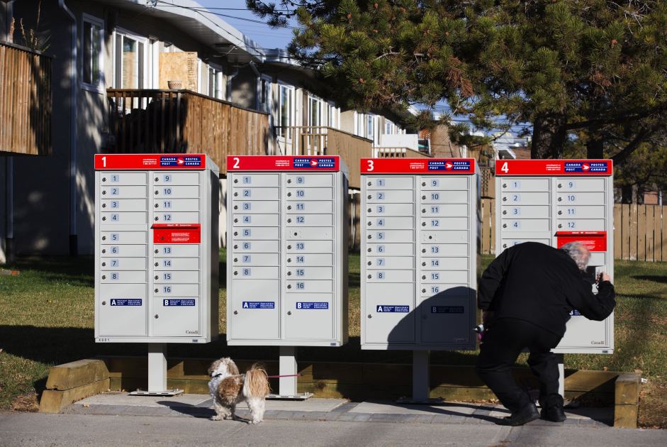 These are the first postal codes Canada Post is converting to community mailboxes