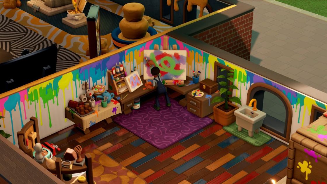 Two Point Museum's latest DLC features a buildable studio where artists can create 'millions' of unique artworks, and there's 'no generative AI involved' whatsoever 