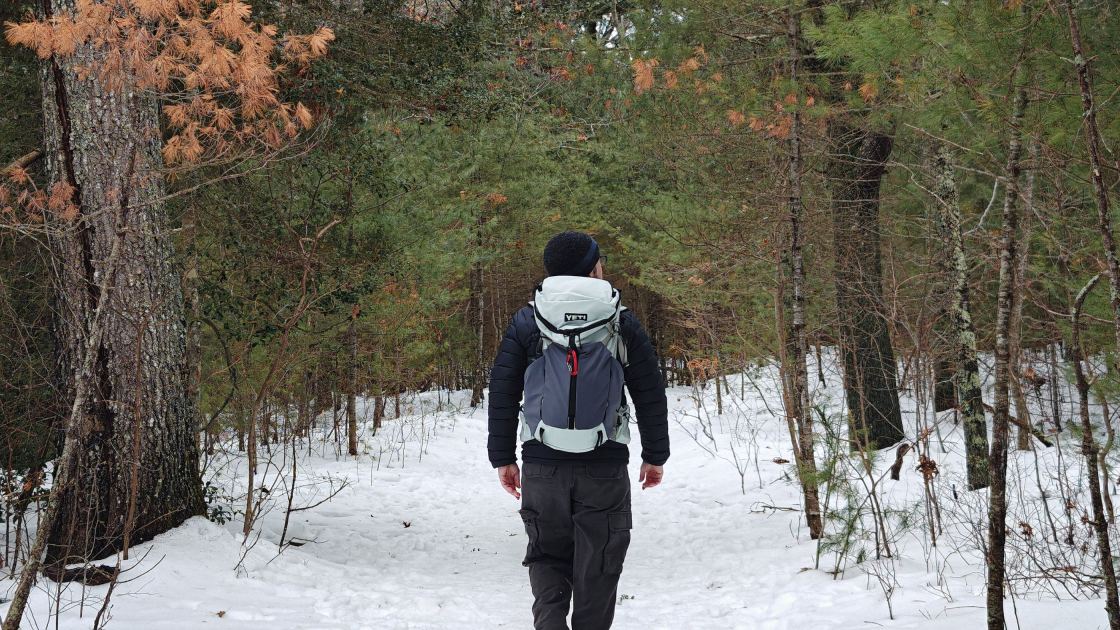 Is Yeti's First Hiking Backpack Actually Good? I Tested It on Snowy New England Trails.