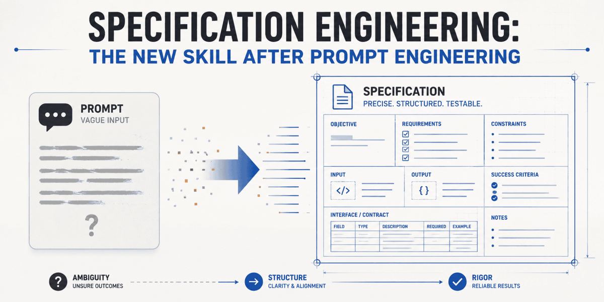 Specification Engineering: The New Skill After Prompt Engineering