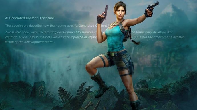 Tomb Raider: Legacy of Atlantis comes with an AI disclaimer