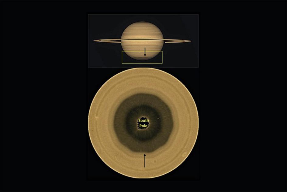 Saturn has a big, weird decagon around its south pole