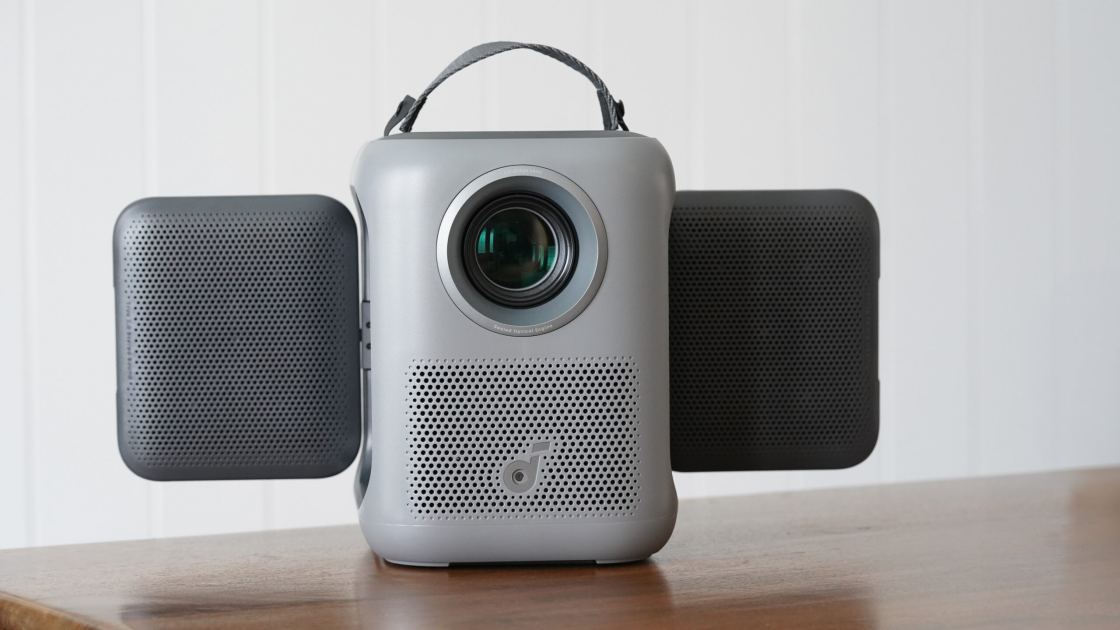 This budget Google TV projector looks like a space-age gimmick, and I love it