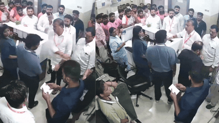 Doctors 'abused', staffer slapped at Palghar hospital; Shiv Sena leader booked