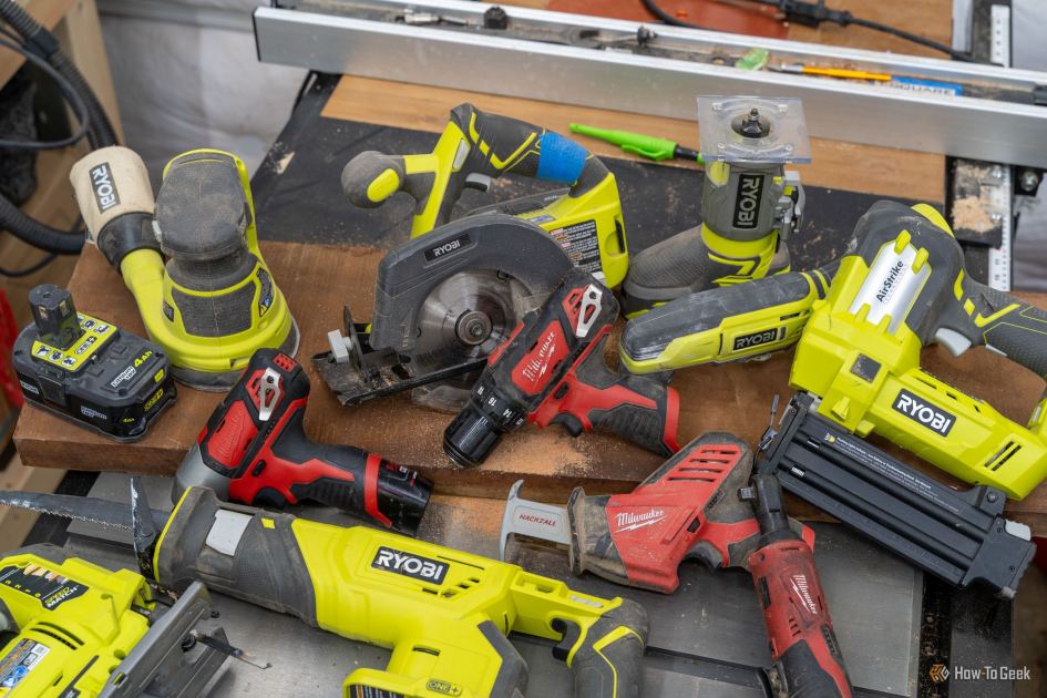 Mixing Milwaukee and Ryobi works if you stick to one simple rule