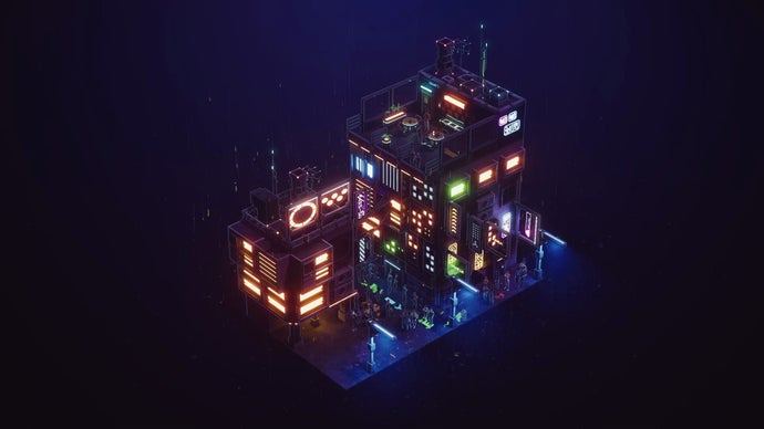 Midnight Moments is a cyberpunk diorama builder for the neon sign and drizzly rain lovers
