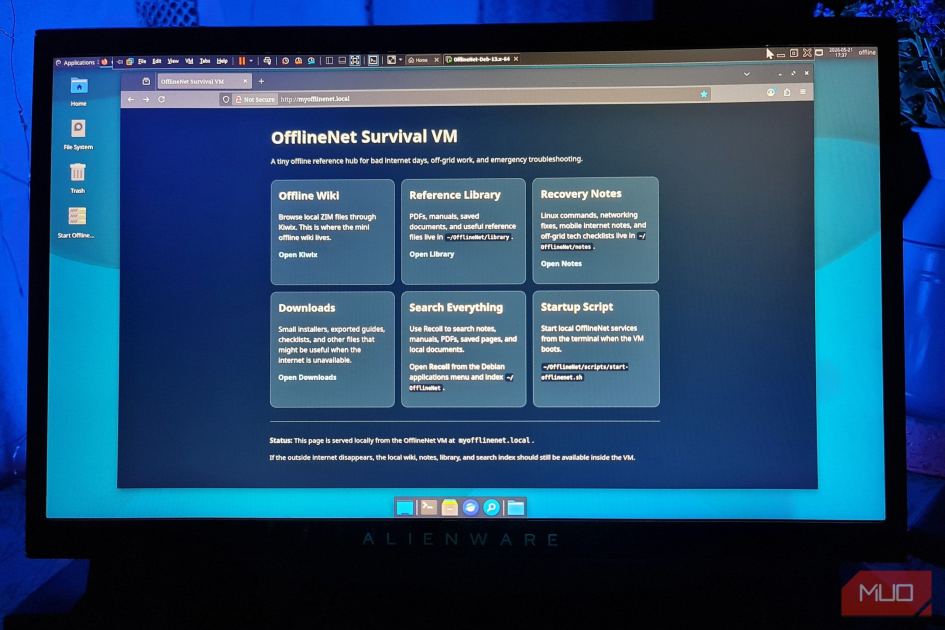 I built this tiny offline internet and now I can get answers during an outage