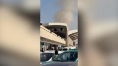 Twelve killed and 300 injured in attack on airport in Saudi capital Riyadh