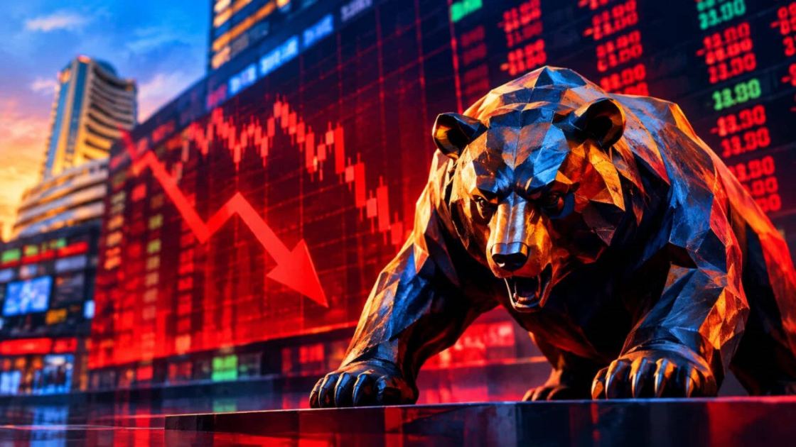Stock market crashes: Sensex tumbles over 1,000 points, Nifty50 trades below 23,000