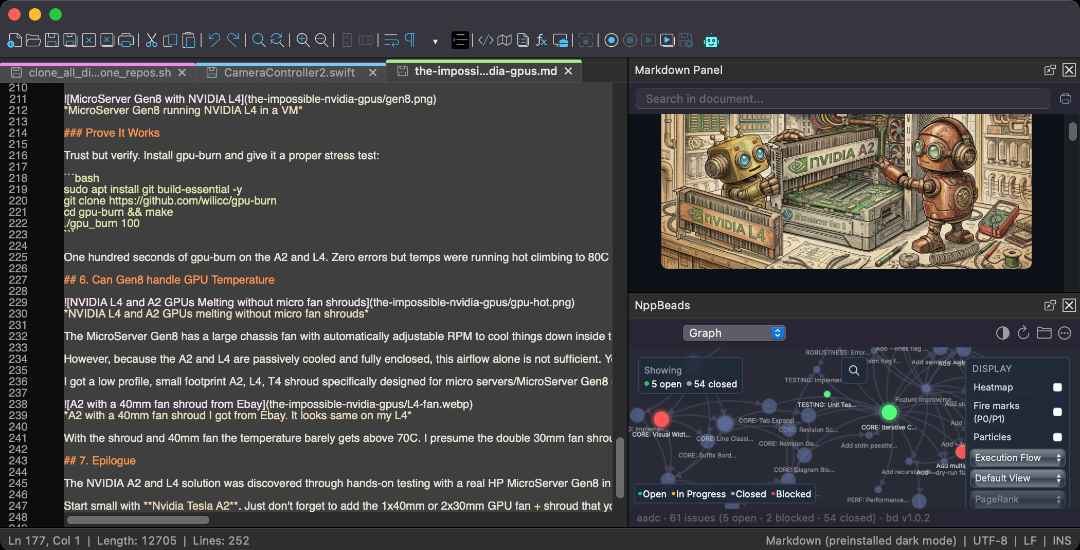 Beloved Windows text editor Notepad++ now on Mac