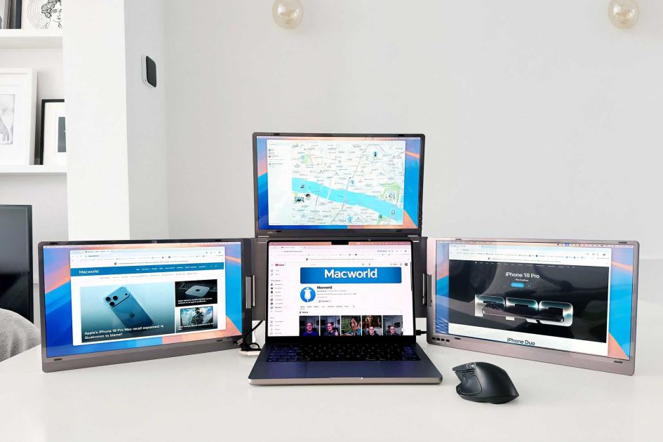 KYY X90G Quad Portable Monitor review: Three extra screens for your MacBook