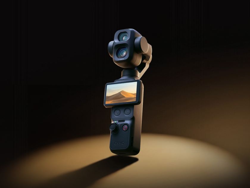 The DJI Osmo Pocket 4P teaser hints at a multi-camera design