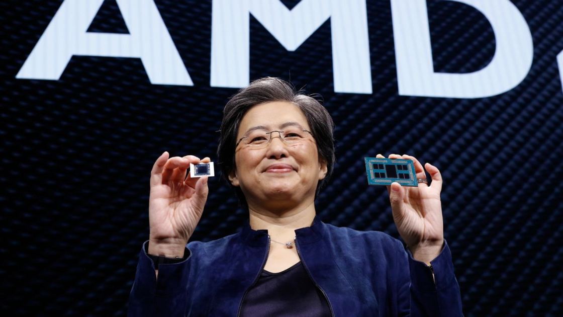 It's not just Intel that investors are loving right now: At over $450 billion, AMD's market cap is the highest it's ever been in 54 years 