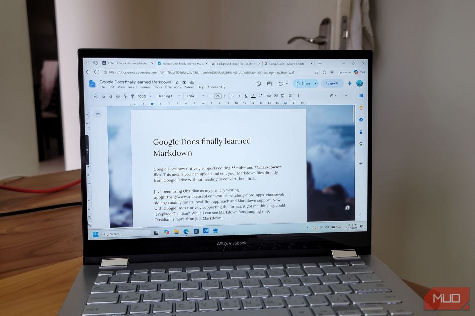 Google Docs finally learned Markdown
