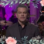 Matt Damon takes a tour of multiple Saturday Night Live eras in his latest appearance