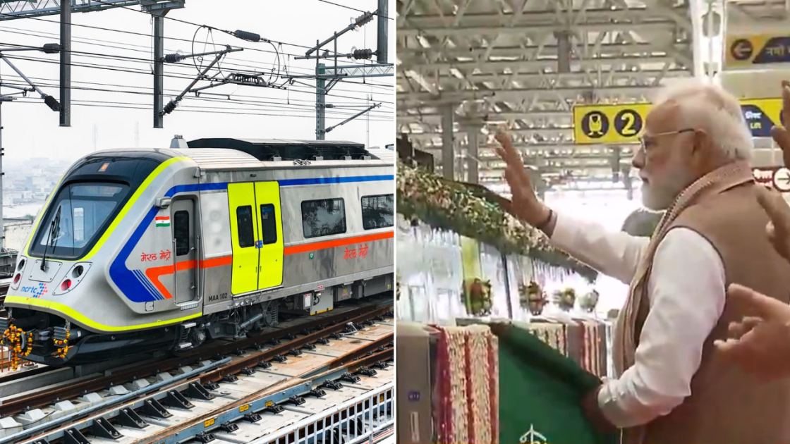 PM Modi flags off India’s fastest metro and Namo Bharat RRTS — routes, speed and benefits explained