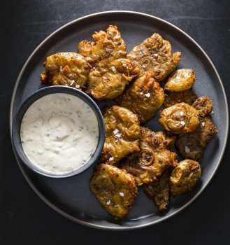 Fried Sunchokes [Vegan]