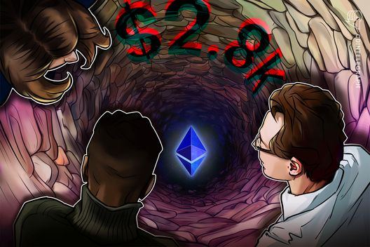Ethereum breaks below $2.8K as charts hint at another 22% ETH price drop