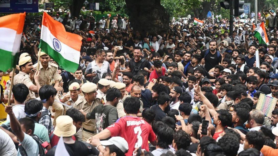 NEET protest: All SOPs followed, pellet gun use on protesters authorised - CRPF review