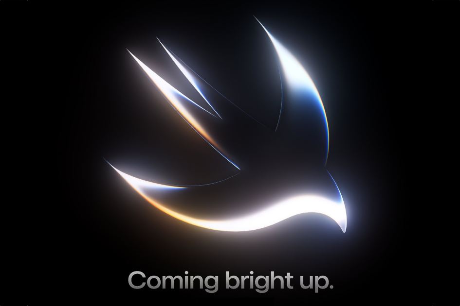 Apple’s WWDC 26 invitation features the tagline ‘Coming Bright Up’