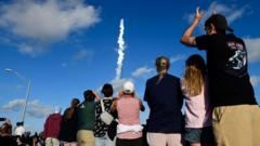 Watch the moment Artemis II blasts off on historic mission