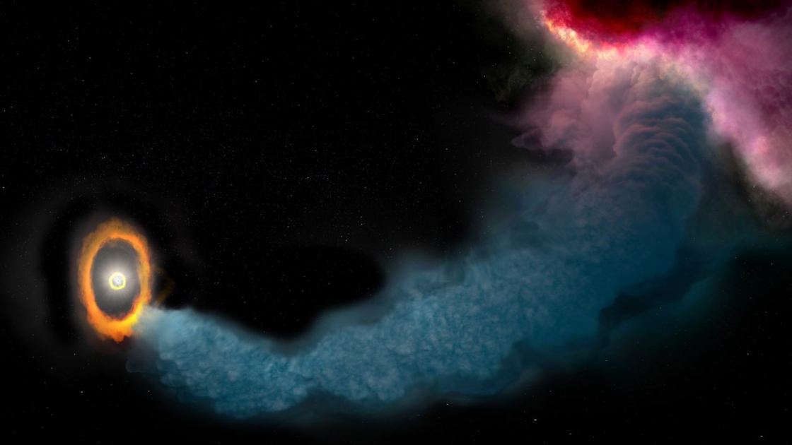  A 'river' of cosmic gas 1 trillion miles long sent planets in the Orion constellation into tilted orbits 