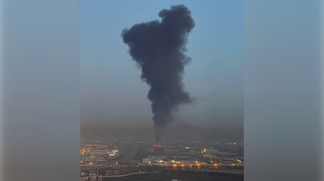 Авіабаза США в Ербілі горить після іранського ракетного удару