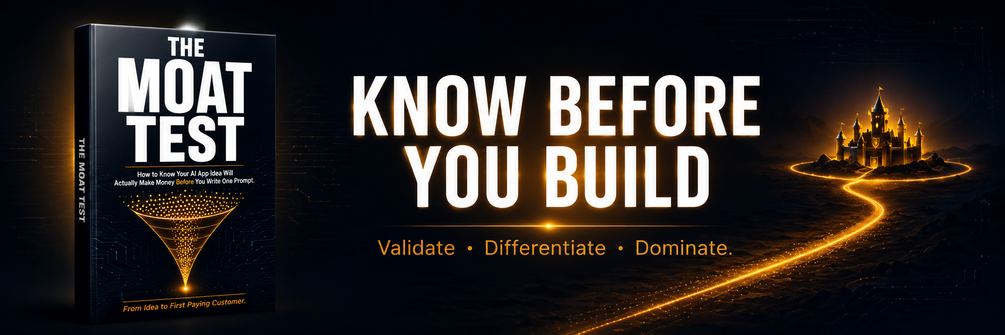 The Moat Test: Stop Building AI Apps Nobody Wants.