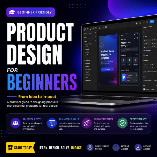 Buy Product Design For Beginner by Adeleke Omisore on Selar