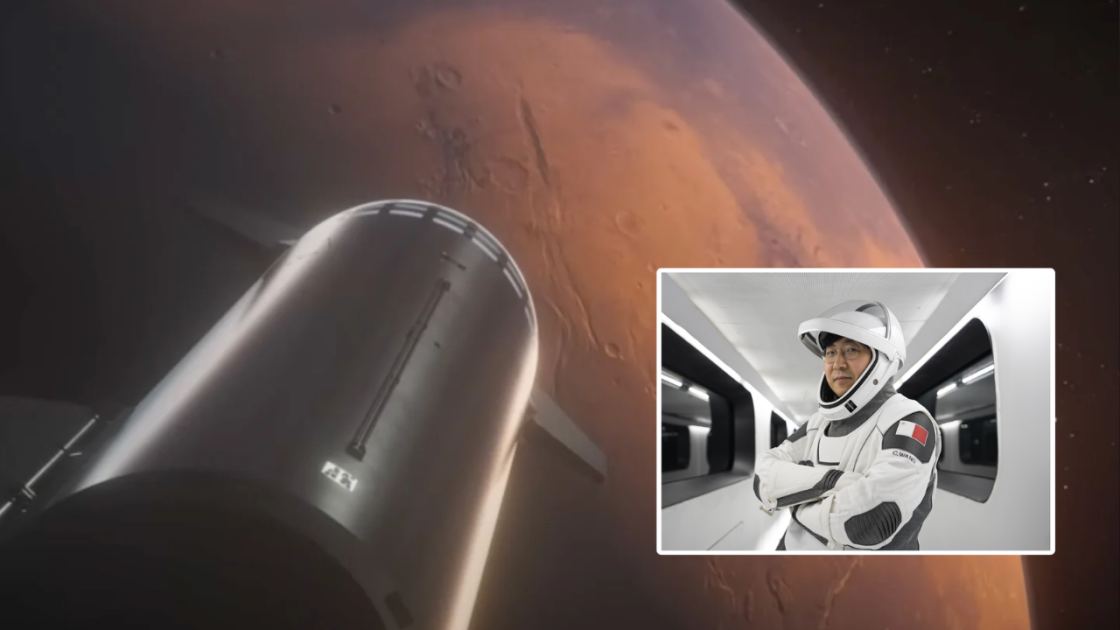  This cryptocurrency billionaire will fly SpaceX's 1st private Starship to Mars, but when? 