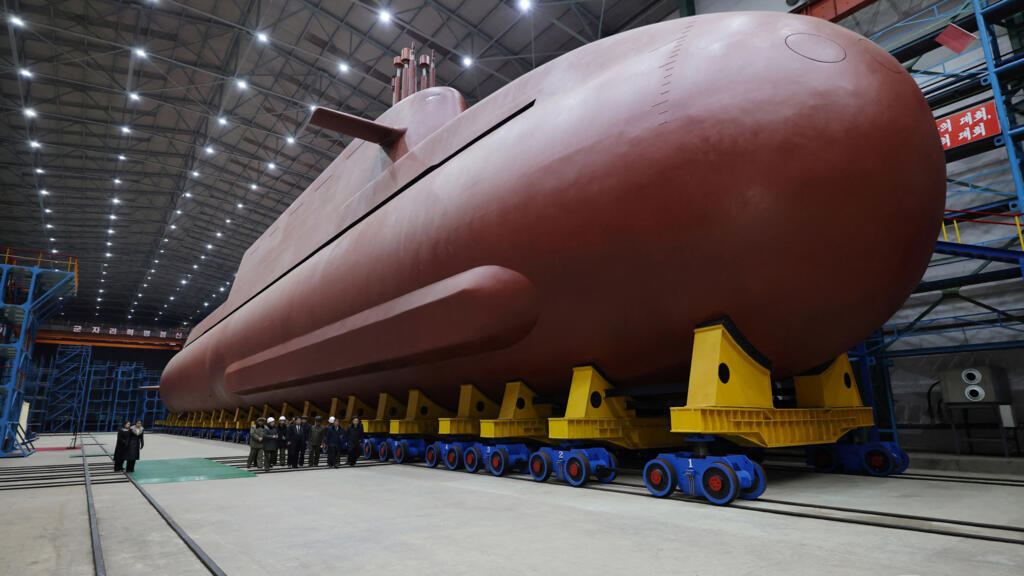 Kim Jong Un inspects new destroyer and pledges naval nuclear expansion