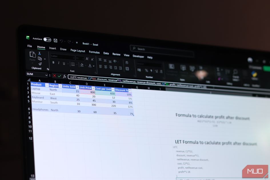 Excel's LET function is the most underrated thing in the entire program