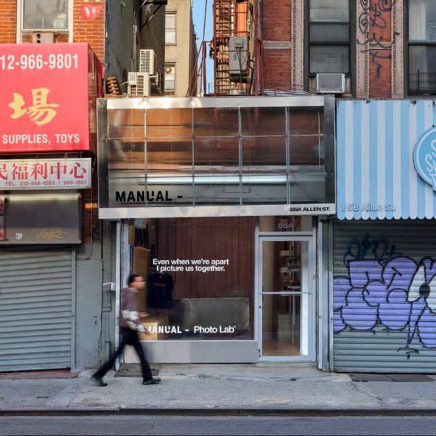 Manual's camera shop in New York is imbued with "philosophy of skate shop"
