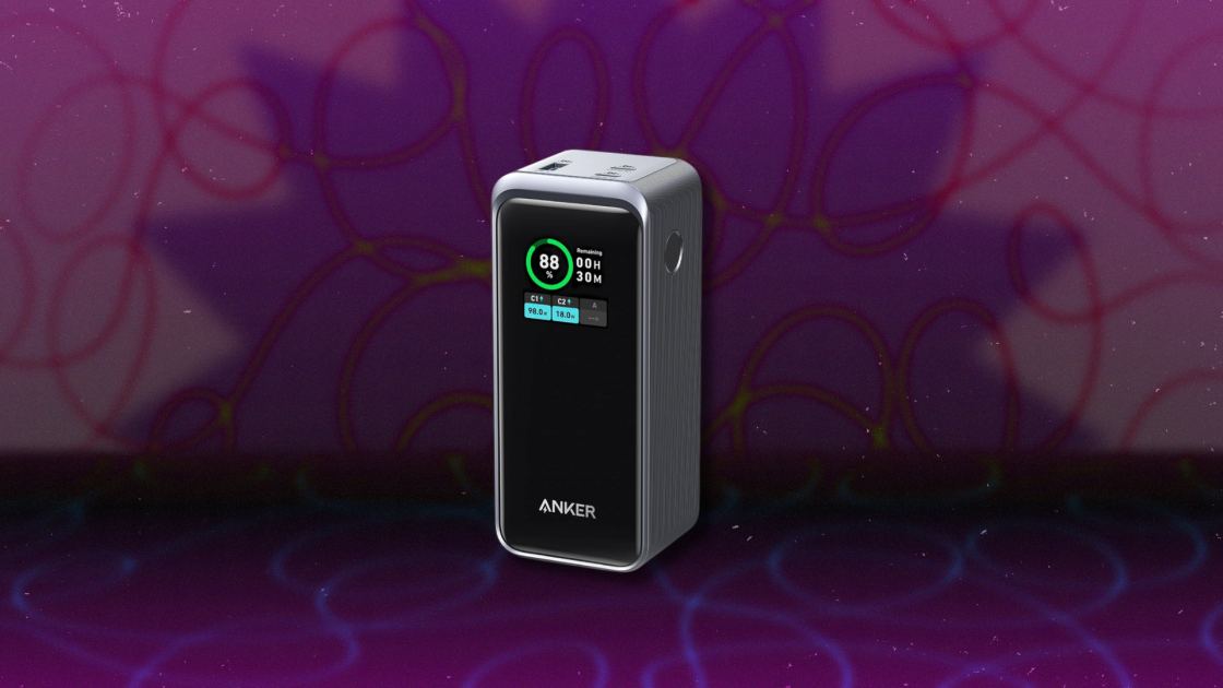 This High-Capacity Anker Power Bank Gives You 200W Portable Charging for Just $80