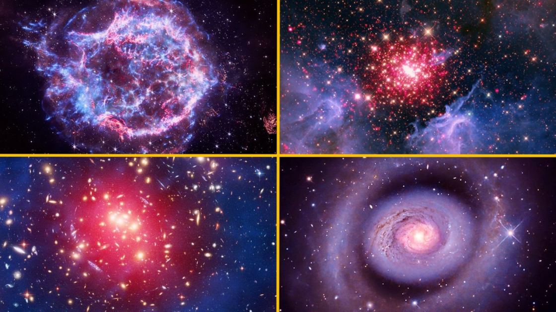  NASA celebrates America's 250th birthday with red, white and blue snaps of the cosmos — Space photo of the week 