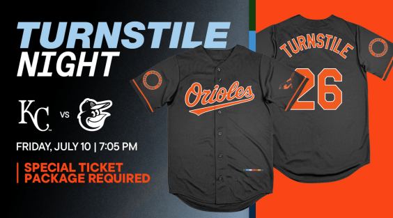 Orioles Announce Turnstile Night