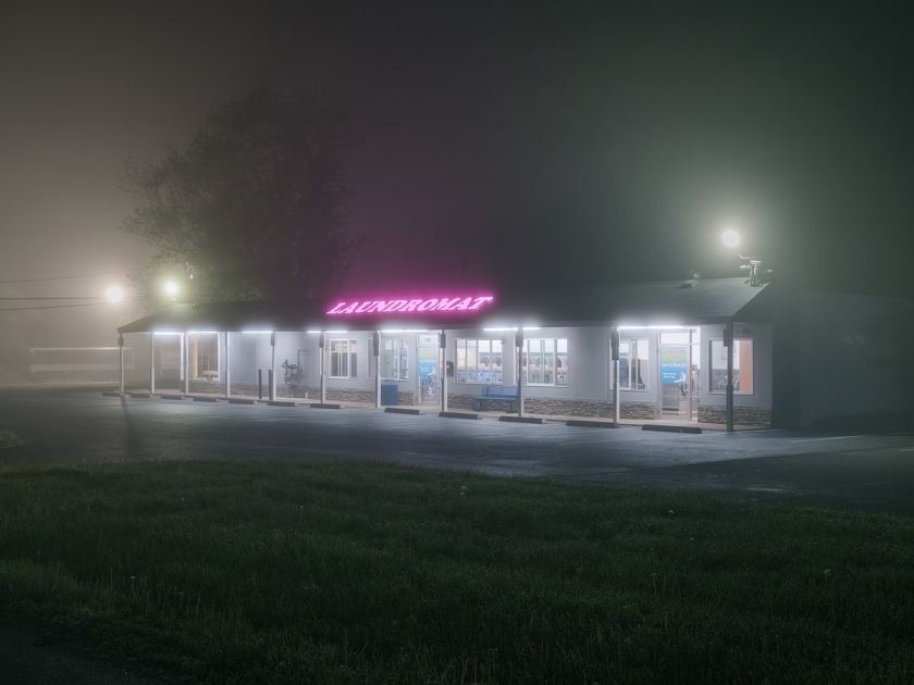 This DPReview reader captures moody, fog-shrouded buildings after dark