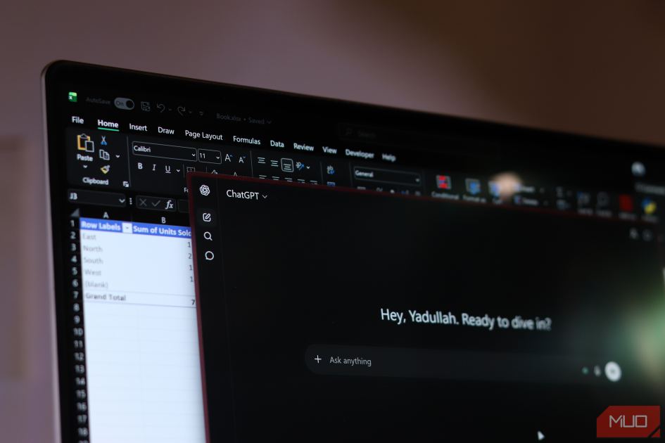 I stopped reaching for ChatGPT when Excel could do it three times faster