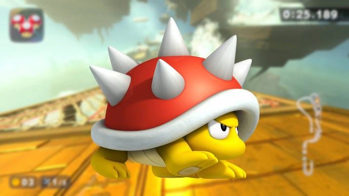Dataminer uncovers that Spiny - a character seemingly with no way to operate a car - was meant to be playable in Mario Kart World