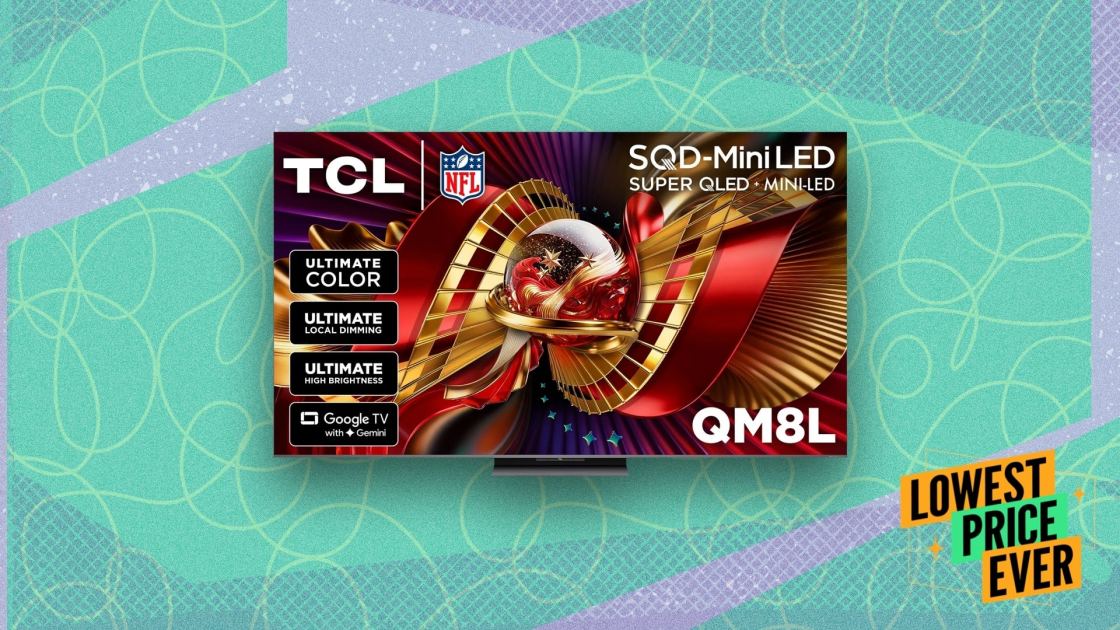 This Highly Rated 75-Inch TCL Mini-LED TV Is 50% Off Right Now