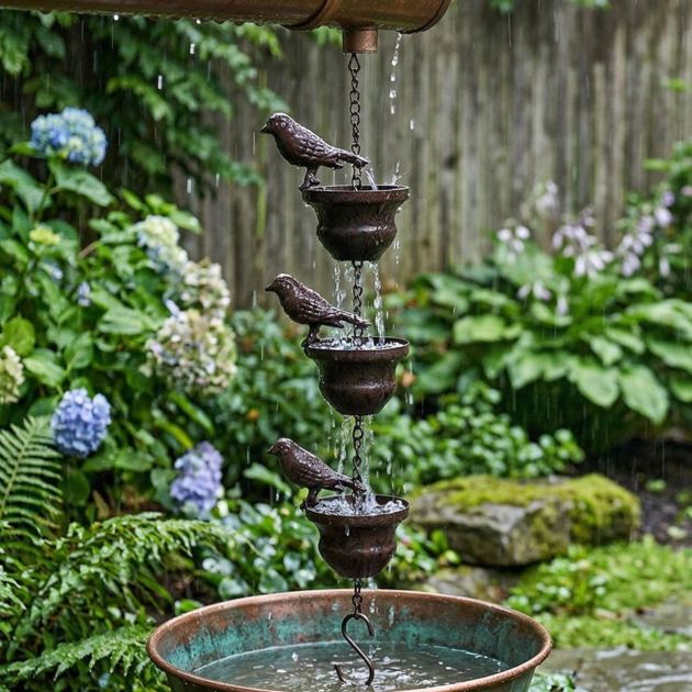  This $20 Walmart Rain Chain Has Rave Reviews – And It’s a Genius Way to Upgrade Your Downspout 