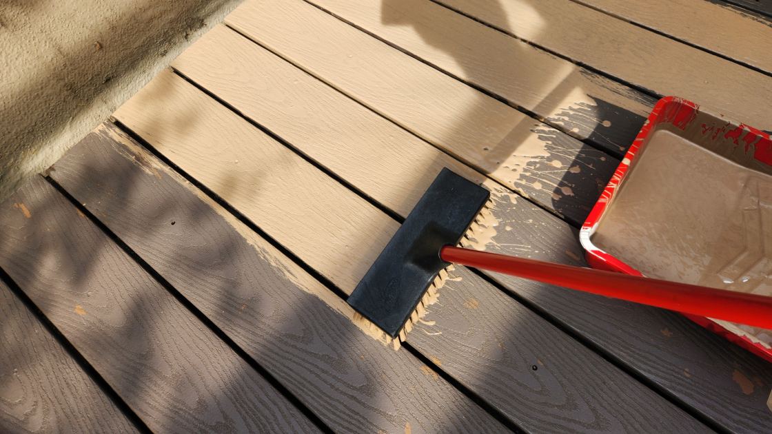 I Painted My Deck With a Push Broom, and I'd Do It Again