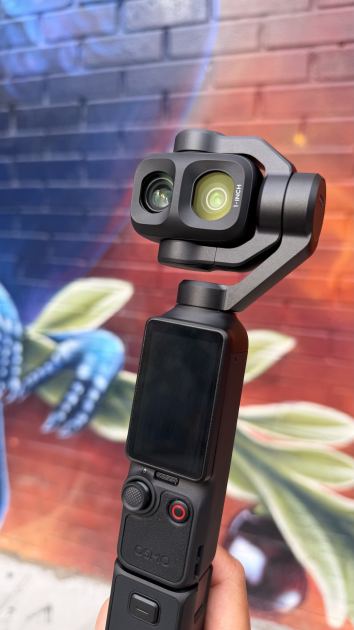 The DJI Osmo Pocket 4P’s dual cameras at work: our first sample footage