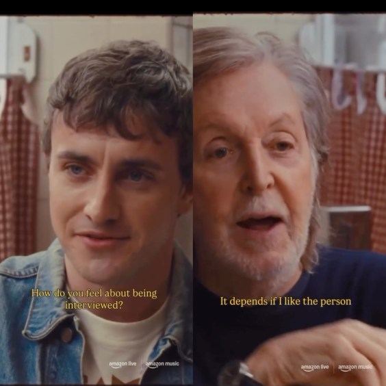 Paul Mescal Interviews Paul McCartney