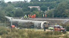 Track defect found on approach to site of Lewes derailment, initial report says