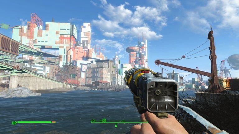 Trying to beat Fallout 4's terrible Switch port before the battery dies