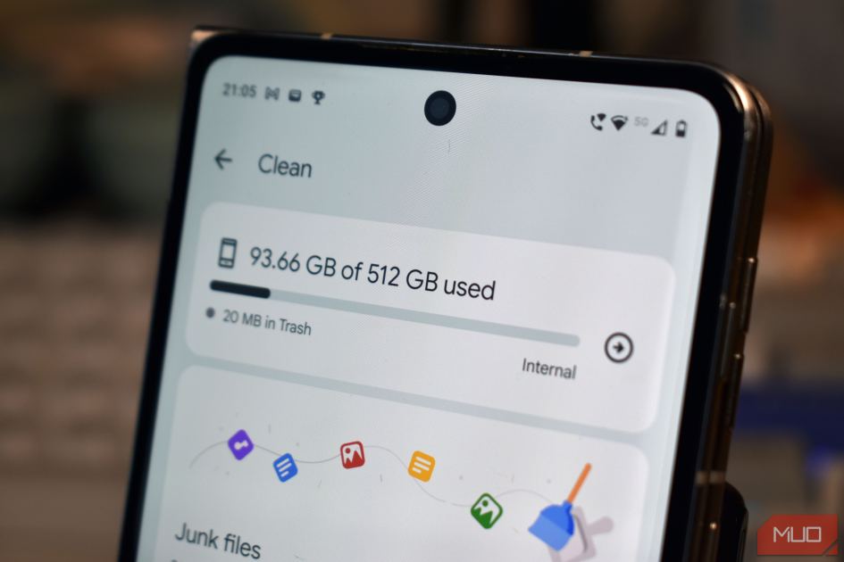 Android phones slow down past a storage threshold nobody talks about, and mine was way past it