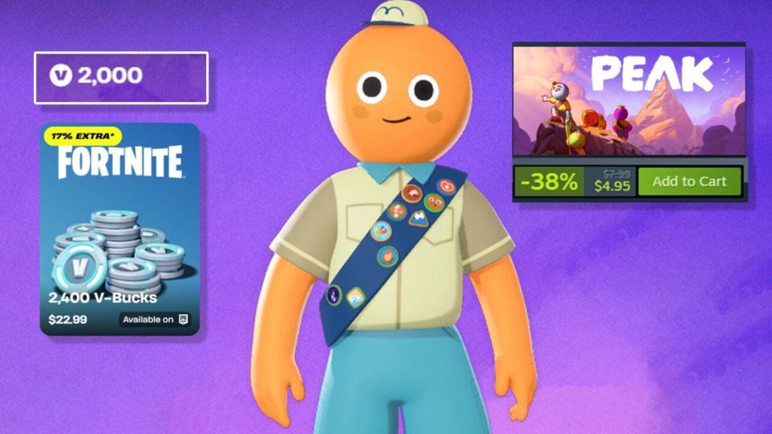 Fortnite Adds Peak Skins That Cost Twice As Much As The Indie Game